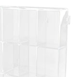 Maxbell Action Figure Display Shelf Model Clear Figurine Display Box for Living Room 12 grids