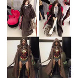 Maxbell 1:6 Scale Fabric Cape Cape  Fashion Hooded Cape Miniature for 12 inch Figure
