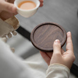 Maxbell 6 Pieces Wood Coaster Cup Mat Creative for Dinnerware Restaurant Living Room