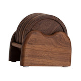 Maxbell 6 Pieces Wood Coaster Cup Mat Creative for Dinnerware Restaurant Living Room