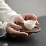 Maxbell 6 Pieces Wood Coaster Cup Mat Creative for Dinnerware Restaurant Living Room