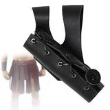 Maxbell Belt Sword Sheath Cosplay PU Leather for Cosplay Party Christmas Theme Party black