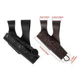 Maxbell Belt Sword Sheath Cosplay PU Leather for Cosplay Party Christmas Theme Party black