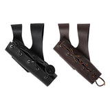 Maxbell Belt Sword Sheath Cosplay PU Leather for Cosplay Party Christmas Theme Party black