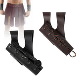 Maxbell Belt Sword Sheath Cosplay PU Leather for Cosplay Party Christmas Theme Party black