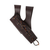 Maxbell Belt Sword Sheath Cosplay PU Leather for Cosplay Party Christmas Theme Party brown