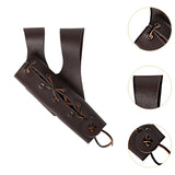 Maxbell Belt Sword Sheath Cosplay PU Leather for Cosplay Party Christmas Theme Party brown
