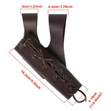 Maxbell Belt Sword Sheath Cosplay PU Leather for Cosplay Party Christmas Theme Party brown