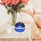 Maxbell Star Projector Light USB Powered Ambient Light for Party Indoor Home Theater Blue