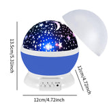 Maxbell Star Projector Light USB Powered Ambient Light for Party Indoor Home Theater Blue