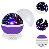 Maxbell Star Projector Light USB Powered Ambient Light for Party Indoor Home Theater Purple