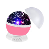 Star Projector Light USB Powered Ambient Light for Party Indoor Home Theater Pink