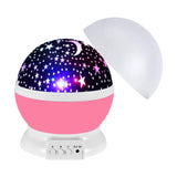 Star Projector Light USB Powered Ambient Light for Party Indoor Home Theater Pink