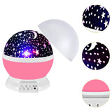 Star Projector Light USB Powered Ambient Light for Party Indoor Home Theater Pink