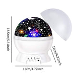 Maxbell Star Projector Light USB Powered Ambient Light for Party Indoor Home Theater White