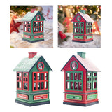 Maxbell Christmas Music Box Cute Christmas Decoration for Living Room Holiday Indoor green