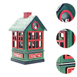 Maxbell Christmas Music Box Cute Christmas Decoration for Living Room Holiday Indoor green