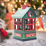 Maxbell Christmas Music Box Cute Christmas Decoration for Living Room Holiday Indoor green