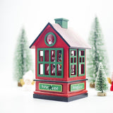 Maxbell Christmas Music Box Cute Christmas Decoration for Living Room Holiday Indoor red