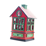Maxbell Christmas Music Box Cute Christmas Decoration for Living Room Holiday Indoor red