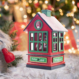 Maxbell Christmas Music Box Cute Christmas Decoration for Living Room Holiday Indoor red