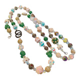 Maxbell Beaded Phone Charms Strap Phone Charm Chain for Birthday Gift Backpack Women Green