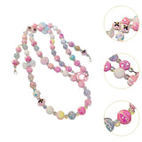 Maxbell Beaded Phone Charms Strap Phone Charm Chain for Birthday Gift Backpack Women PInk