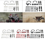 1/16 RC Car Metal Upgrade Kits Front and Rear Shock Brackets for C64 Crawler Silver