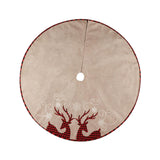 Maxbell Christmas Tree Skirt Reusable Elegant Tree Mat for Entrances Festival Office
