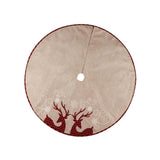 Maxbell Christmas Tree Skirt Reusable Elegant Tree Mat for Entrances Festival Office