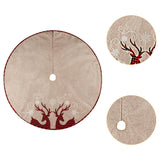 Maxbell Christmas Tree Skirt Reusable Elegant Tree Mat for Entrances Festival Office