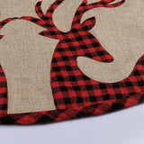Maxbell Christmas Tree Skirt Reusable Elegant Tree Mat for Entrances Festival Office