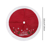 Maxbell Christmas Tree Skirt Reusable Christmas Tree Apron for Festive Party Bedroom