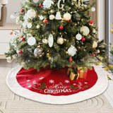 Maxbell Christmas Tree Skirt Reusable Christmas Tree Apron for Festive Party Bedroom