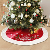Maxbell Christmas Tree Skirt Reusable Christmas Tree Apron for Festive Party Bedroom