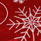 Maxbell Xmas Tree Skirt 48 inch Soft Red Tree Skirt for Holiday Indoor Outdoor Hotel