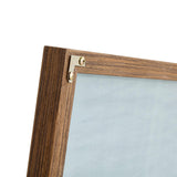 Maxbell 4rd generation packaging upgrade brown solid wood frame full body mirror,