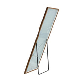 Maxbell 4rd generation packaging upgrade brown solid wood frame full body mirror,