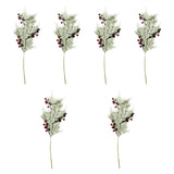 6Pcs Christmas Simulated Tree Branches Party Ornament for Garlands Decor DIY