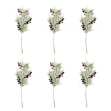 6Pcs Christmas Simulated Tree Branches Party Ornament for Garlands Decor DIY