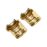 2 Pieces 1/10 Brass Front Rear Bridge Axle Cover Spare Parts for R1001 R1002