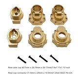 1/10 Brass Steering Cup Counterweight Upgrade Parts for RC Crawler