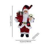 Maxbell Santa Claus Doll Decorative Gift Holiday Decoration for Desk Ornament Office