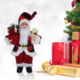 Maxbell Santa Claus Doll Decorative Gift Holiday Decoration for Desk Ornament Office