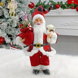 Maxbell Santa Claus Doll Decorative Gift Holiday Decoration for Desk Ornament Office