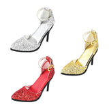 Maxbell 1:6 High Heeled Shoes Doll Decoration Accessories for 12 inch Action Figures Gold