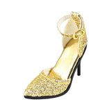 Maxbell 1:6 High Heeled Shoes Doll Decoration Accessories for 12 inch Action Figures Gold