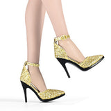 Maxbell 1:6 High Heeled Shoes Doll Decoration Accessories for 12 inch Action Figures Gold