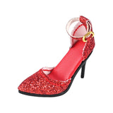 Maxbell 1:6 High Heeled Shoes Doll Decoration Accessories for 12 inch Action Figures Red