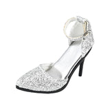 Maxbell 1:6 High Heeled Shoes Doll Decoration Accessories for 12 inch Action Figures Argent